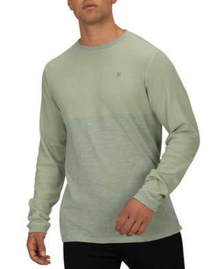 Hurley Men's Harrison Thermal Long Sleeve Shirt Green Size XXL