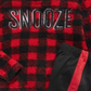 Max & Olivia Big Boy's 2 Pc Snooze Faux Sherpa Top & Colorblocked Pants Pajama Set Red -Black Size S