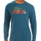 Club Room Men's Woodie Wagon Holiday Party T-Shirt Blue Size X-Large