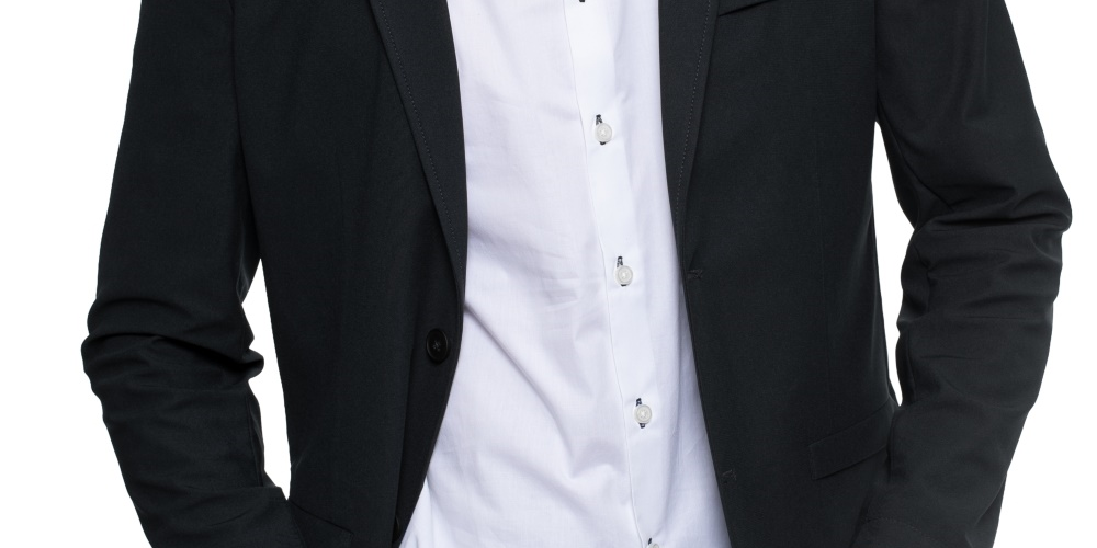 Kenneth Cole Men's Stretch Tech Blazer Navy Size Large