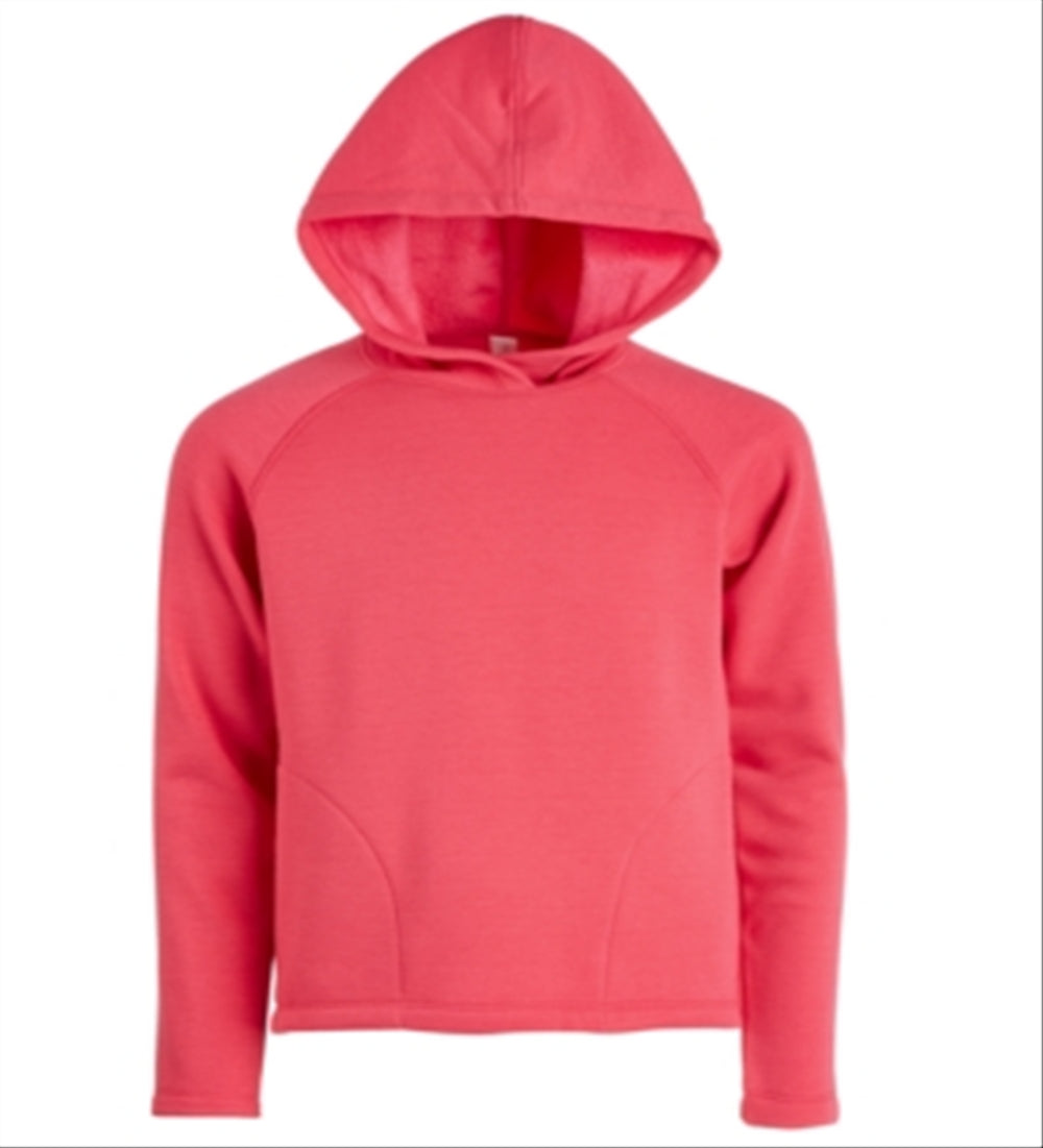 Ideology Big Girl's Solid Hoodie Pink Size X-Large