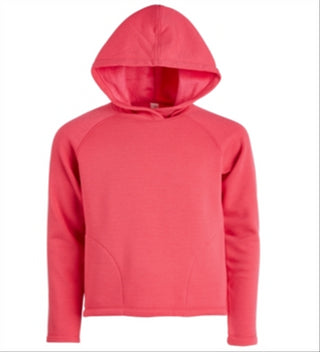 Ideology Big Girl's Solid Hoodie Pink Size X-Large
