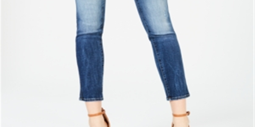 Kut from the Kloth Women's Meghan High Rise Ankle Cigarette Leg Jeans Blue Size 12