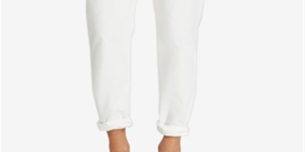 Ralph Lauren Men's Straight Leg Stretch Casual Pants White Size 38X32
