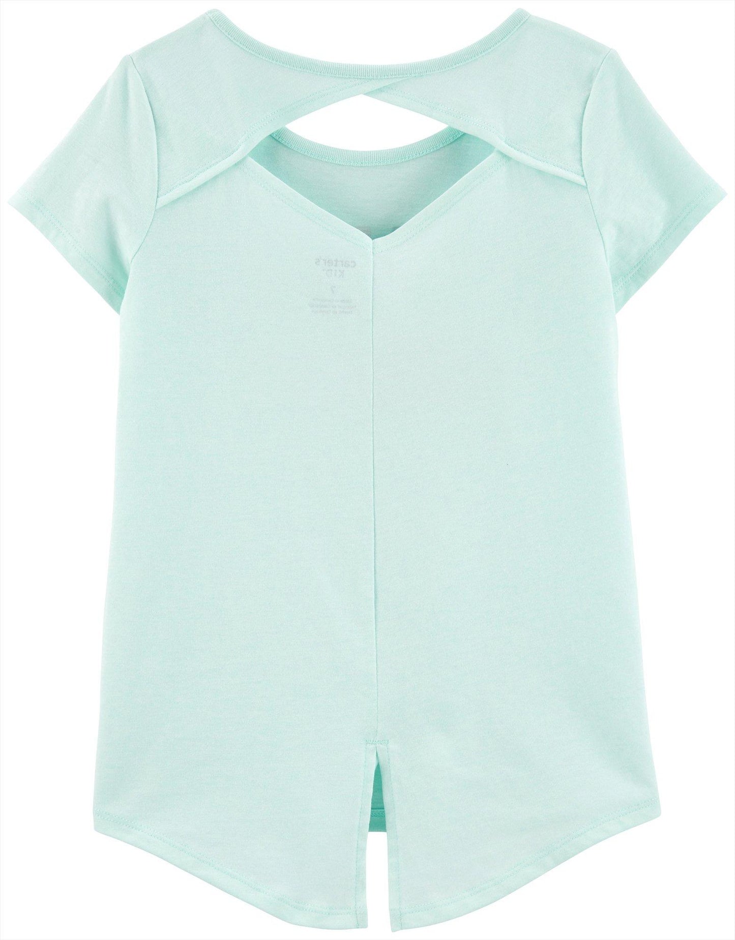 Carter's Little & Big Girl's Girl Boss Print T-Shirt Green Size 8