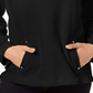 Karen Scott Women's Zip Neck Top Black Size Petite S