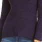 Style & Co Women's Crewneck Marled Sweater Purple Size Medium