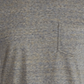 Sun + Stone Men's Blake Heathered Pocket T-Shirt Navy- Gray Size Medium