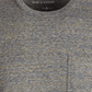 Sun + Stone Men's Shirt Short Sleeve Pocket Tee Gray Size Small