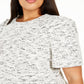 Calvin Klein Women's Short Sleeve Knee Length Dress White Size 22W