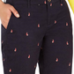 Tommy Hilfiger Women's Boat Print Chino Pants Navy Size 8