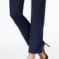 JM Collection Women's Ponte Pull on Straight-Leg Pants Blue Size -Petite S