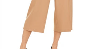 Alfani Women's Belted Culottes Brown Size Petite
