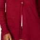 Karen Scott Women's Long Cardigan Red Size Small