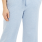 Karen Scott Women's Drawstring Waist Capri Pants Blue Size X-Small