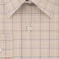 Van Heusen Men's Check Print Regular Fit Button Down Shirt Tan multi Size XL