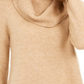 Style & Co Women's Cowlneck Sweater Camel Size Petite M