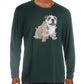 Club Room Men's Christmas Bulldog Graphic Holiday T-Shirt Dark Green Size Large