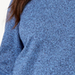 Karen Scott Women's Long Sleeve Jewel Neck T-Shirt Top Blue Size Petite Small
