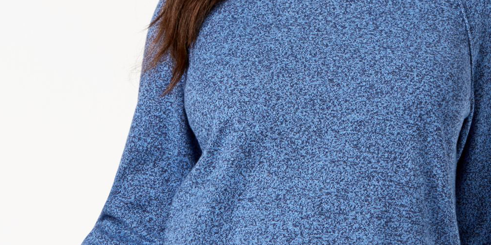 Karen Scott Women's Long Sleeve Jewel Neck T-Shirt Top Blue Size Petite Small