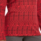 Karen Scott Women's Long Sleeve Mock Neck Top Red Size Petite Large