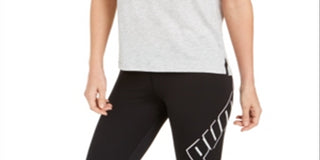 Puma Women's Modern Sport Logo T-Shirt Gray Size L