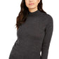 Charter Club Women's Merino Wool Turtleneck Dark Gray Size XX Large