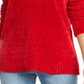 Karen Scott Women's V Neck Chenille Sweater Red Size Petite Small