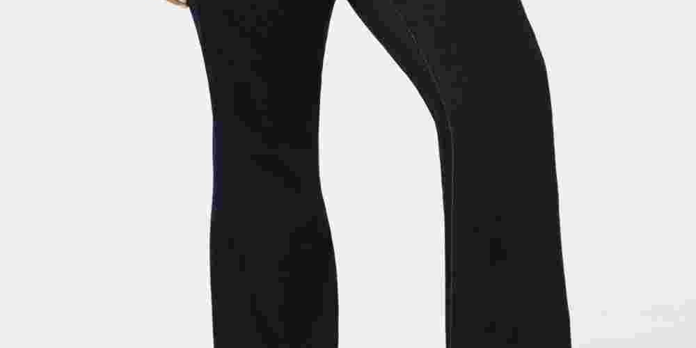 INC International Concepts Women's Plus Denim Tummy Slimming Flare Jeans Blue Size Petite Small
