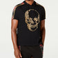 INC International Concepts Men's Leopard Print Skull Graphic T-Shirt Black Size Medium