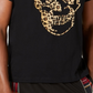 INC International Concepts Men's Leopard Print Skull Graphic T-Shirt Black Size Medium