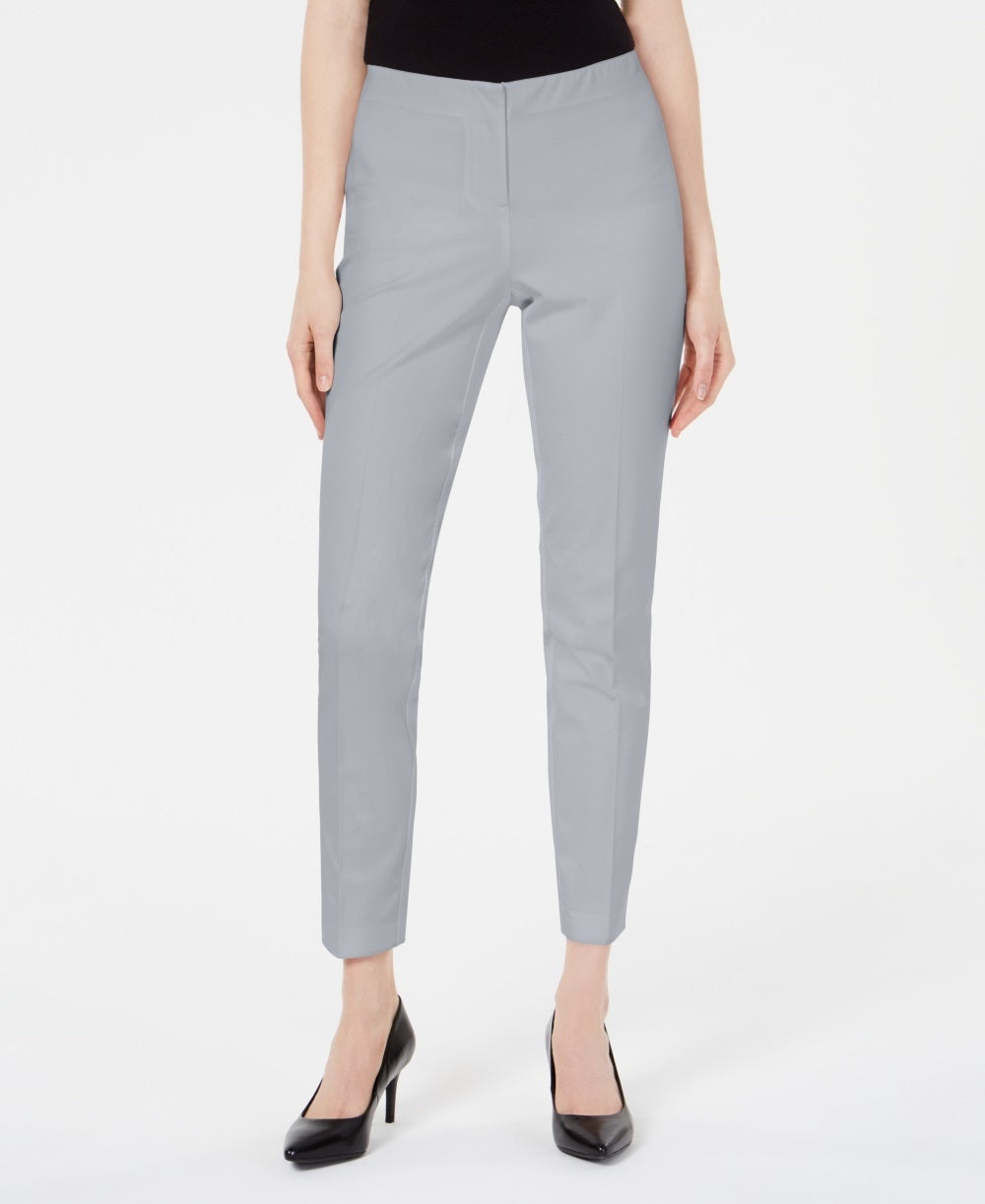 Alfani Women's Bi-Stretch Hollywood Skinny Pants Gray Size 16 Petite