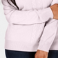 Karen Scott Women's Cable Knit Crewneck Sweater Pink Ice Size -Petite XL