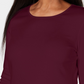 Karen Scott Women's Satin-Trim Scoop-Neck Top  Red Size X-Small