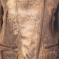 We The Free Women's Snake Skin Fenix Vegan Faux Leather Snake Print Moto Coat Brown Size Small