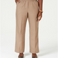 Karen Scott Women's Pull on Pants Brown Size Petite L