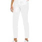 Style & Co Women's Modern Straight Mid Rise Jeans White Size 10
