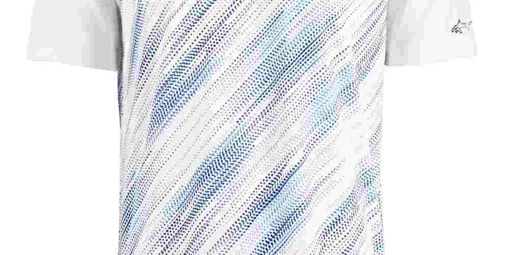 Attack Life Men's Shirt Small Printed Performance Polo Rugby White Size Small