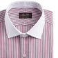Tasso Elba Men's Dress Shirt Non-Iron Stretch Regular-Fit Red Size 18