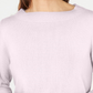 Karen Scott Women's Ribbed Printed Long Sleeve Crew Neck Blouse Top Pink Size Petite Medium