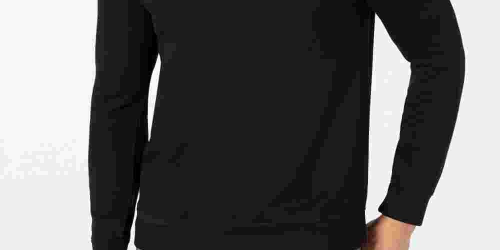 Tasso Elba Men's Black V Neck Classic Fit Quarter-Zip Sweater Black Size Medium