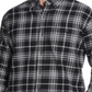 Weatherproof Men's Plaid Collared Dress Shirt Black Size XXX-Large