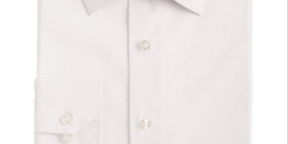 Alfani Men's Cube Suit Seprate Button Down Shirt White Size -S
