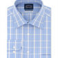 Eagle Men's Plaid Collared Dress Shirt Blue Size 17.5X32X33