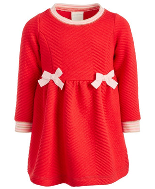 First Impressions Baby Girl's Quilted Dress Red Size 24 Months
