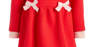 First Impressions Baby Girl's Quilted Dress Red Size 24 Months