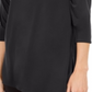 Alfani Women's Asymmetrical Cut Out Top Black  Size Petite S