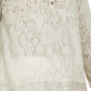 Style & Co Women's Lace Henley Top Gray Size Large