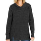 Style & Company Women's Textured Long Sleeve Cowl Neck Sweater Gray Size Petite Medium