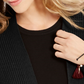 Style & Co Women's Embellished Ribbed Long Sleeve Open Cardigan Sweater Black Size Petite
